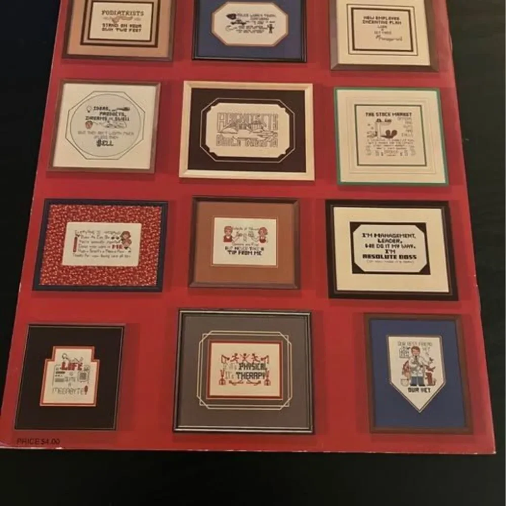 Vintage Cross Stitch Pattern Booklets Anchor, The Graph Goose, Temple Treasures